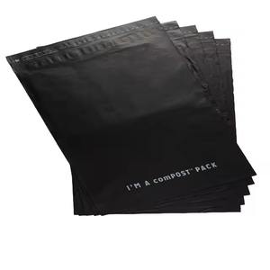 Bolsas de correo de mensajería biodegradables de harina de maíz personalizadas con embalaje de plástico ecológico para uso en envío y entrega - Product Image 3