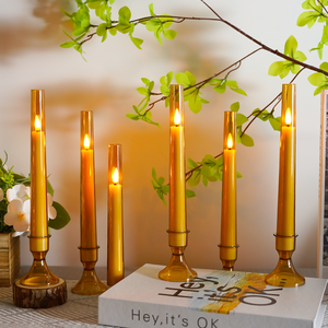 Kakoya Bougie électronique sans flamme à <span class=keywords><strong>LED</strong></span> longue durée pour la décoration intérieure Vacances-pour Pâques Halloween Ramadan pour les fêtes de fin d'année - Product Image 3