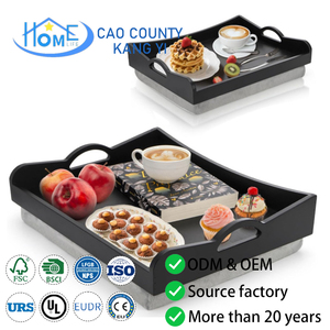 Nouveau design moderne et durable, <span class=keywords><strong>plateau</strong></span> de <span class=keywords><strong>lit</strong></span> en bois multifonctionnel avec coussin amovible <span class=keywords><strong>pour</strong></span> le petit-déjeuner, la lecture et le travail à domicile - Product Image 1