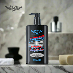 CPNP COA MSDS GMPC BARBERSPASSION OEM ingredientes naturales equilibrio cuero cabelludo hombres cabello caspa champú para Mans Etiqueta Privada