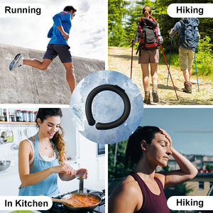 World-Bio Portable PCM Ice Neck Ring Cube de refroidissement personnel pour les sports d'intérieur/d'extérieur Pêche Randonnée Cyclisme Hot & Cold Pack - Product Image 6