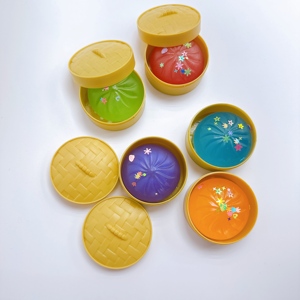 En gros, Jouet promotionnel anti-stress souple en forme de petit Baozi mignon de 5,5 cm avec support vapeur - Product Image 1