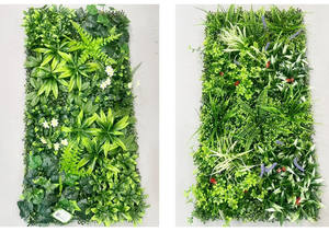 Décorations murales vertes de haute qualité pour mariages, murs végétaux artificiels en mousse préservée pour la maison - Product Image 2