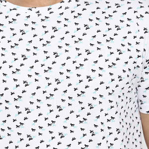 Camiseta de algodón 100% para hombre 280GSM Heavyweight Boxy Fit suelta y cómoda logotipo personalizado impreso tela de punto suministro de fábrica - Product Image 5