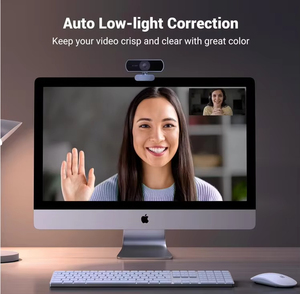 <span class=keywords><strong>Webcam</strong></span> Full HD 1080P avec microphone, caméra USB pour ordinateur portable, ordinateur de bureau, diffusion en direct, vidéoconférence, travail - Product Image 5