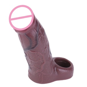 Funda realista SXXY sin cortes para pene, extensor de pene, anillo para pene, funda para agrandamiento de pene masculino, cubierta para pene, juguetes sexuales - Product Image 6