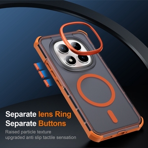 Funda Protectora para Teléfono Xiaomi <span class=keywords><strong>Redmi</strong></span> <span class=keywords><strong>Note</strong></span> 15 Pro Pro+ 5G con Cuatro Esquinas con Airbag Anti-caída, Lente Metálica, <span class=keywords><strong>Carga</strong></span> Inalámbrica Magnética - Product Image 4