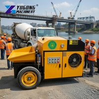 Pompe à béton électrique 15KW YG-10 avec portée horizontale de 50m