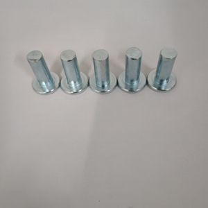 Remaches sólidos de cabeza plana galvanizada de acero <span class=keywords><strong>para</strong></span> forros de freno <span class=keywords><strong>y</strong></span> embrague - Product Image 2