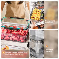 Boîte de rangement pour réfrigérateur en plastique épaissi XinHang, conteneur de rangement ménager, boîte de rangement en plastique pour fruits et légumes
