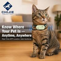 Traceur GPS intelligent compact et étanche pour animaux de compagnie avec Bluetooth, localisation en temps réel via application, alerte géofence et autonomie de plus de 20 heures pour chats et chiens