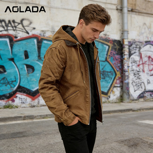 Giacche Invernali da Uomo Personalizzate, Camicie con Cappuccio dal Design alla Moda, Giacche Imbottite Calde per l'Inverno - Product Image 3