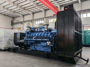 เครื่องกำเนิดไฟฟ้าดีเซลฉุกเฉิน 2000 KVA แบบโครงเปิด สตาร์ทอัตโนมัติ ATS 480V - Product Image 1