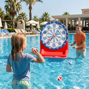 Summer Trend <b>Inflatable</b> Dart Board Water Games Kids Pool Toys Swimming Pool <b>Floats</b> Backyard Outdoor Fun Birthday Party Gift Boys - Product Image 1