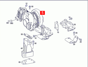 Turbo mise à niveau S211E 320 roulement à billes nouveau turbo convertible hybride compresseur pour <span class=keywords><strong>Mercedes</strong></span> Benz 6420905880 6420906280 modèles - Product Image 6