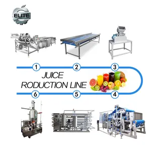 Concentrate fruit juice production line / apple juice making machine