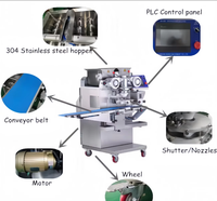 Machine automatique de fabrication de gâteaux de lune farcis biscuits Kibbe Kebbeh Kibbeh Machine à fabriquer les encroûtements Kubba Mamoul