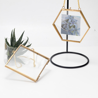 Métal Transparent 4x6 mariage décor à la maison étagère suspendue forme carrée cadre Photo
