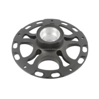 Usinage CNC OEM, roulement et moyeu de roue en aluminium forgé sur mesure avec modèle d'usinage ZG070