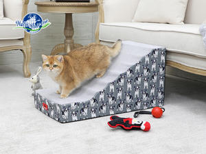 Escaleras para Mascotas Cuadradas de Primera Calidad, Duraderas, Antideslizantes, con Espuma Viscoelástica Ortopédica y Funda Extraíble para Camas Altas - Product Image 5