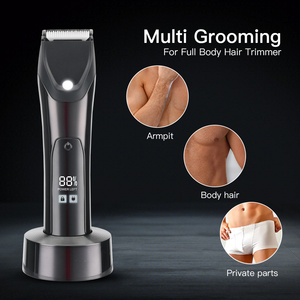 Pritech Mannen Elektrische Lies Haar Trimmer Body Grooming Clipper Oplaadbare Body Haar Scheerapparaat Scheerapparaat Schaamhaar Trimmer - Product Image 3