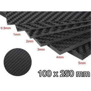 Plaque personnalisée en fibre de carbone T700 3K en feuille de fibre de carbone et résine de la taille souhaitée - Product Image 5
