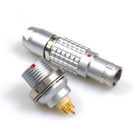Conector Circular Push-Pull Macho y Hembra OURCONN EGG EEG ECG de 2, 3, 4, 5, 6, 7, 8, 9, 10, 12, 14, 16, 18, 19, 20, 22, 24, 26 y 30 Pines