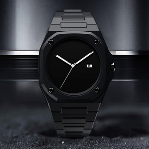 Men's Fashion Durable Polycarbonate Case Mineral Glass Crystal Quartz Watch Single Date Display Waterproof Design <b>Clock</b> - Product Image 5