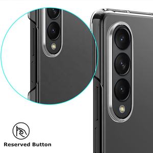 Étui transparent pour Samsung Galaxy Z Fold5 4 <span class=keywords><strong>3</strong></span> avec protection de la charnière, support pour stylet <span class=keywords><strong>S</strong></span>, anti-chute, <span class=keywords><strong>coque</strong></span> transparente - Product Image 6