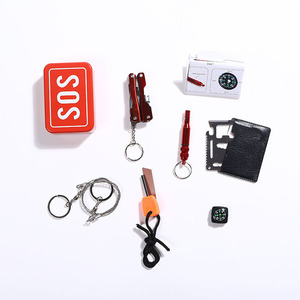 Camping Multi Functional Tool Set With Compass Knife And Survival Gear For Outdoor Emergency Use - Product Image 1