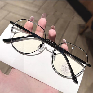 Wholesale Factory Retro Metal Cheap Anti Blue Light Glasses Unisex Eye <strong>Frame</strong> Optical Glasses Metal <strong>Frame</strong> Trendy Spectacle <strong>Frame</strong> - Product Image 6