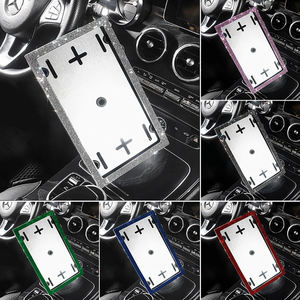 Cornice per <span class=keywords><strong>Targa</strong></span> Auto di Lusso in Acciaio Inox con Strass, Stile Europeo e Russo, Accessorio Decorativo per Esterni Auto - Product Image 2