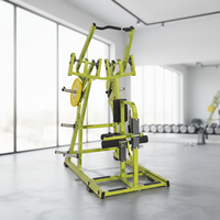 Appareil de musculation professionnel à charge libre en acier pour tirage vertical (Lat Pulldown) réglable, pour le dos et les bras, avec caractéristiques de sécurité durables, équipement de gym