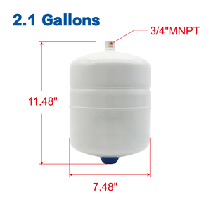 Réservoir d'expansion pour chauffe-eau KING SMART <span class=keywords><strong>de</strong></span> 2,1 gallons, 3/4 MNPT, certifié UPC NSF pour les systèmes d'eau chaude résidentiels et commerciaux - Product Image 2