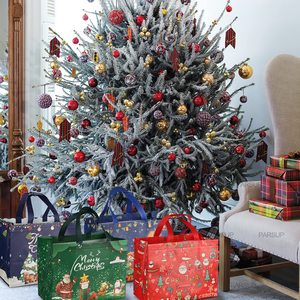 Custom Non-Woven Merry <strong>Christmas</strong> Shopping <strong>Bags</strong> Santa Claus Snowman Candy <strong>Gift</strong> Packaging Elegant <strong>Christmas</strong> Presents <strong>Gift</strong> <strong>Bag</strong> - Product Image 2