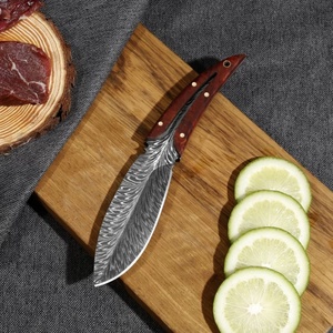 Navaja Táctica de Alta Calidad con Mango de Madera Personalizable OEM y Funda de Cuero para Uso EDC y Proyectos de Bricolaje - Product Image 4