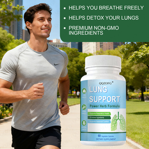 Volwassen LUNG SUPPORT Kruidenformule Ondersteunt de Ademhalingsgezondheid 10 Actieve Ingrediënten Ondersteunt Seizoensgebonden Comfort 60 <span class=keywords><strong>Capsules</strong></span> 2 - Product Image 4