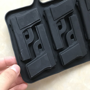 Safran Cool Pistolet Noir Silicone <span class=keywords><strong>Chocolat</strong></span> Moule Silicone Glace Moule Maison DIY Pistolet <span class=keywords><strong>Chocolat</strong></span> Jello Moules <span class=keywords><strong>De</strong></span> Cuisson - Product Image 4