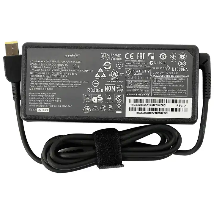 Chargeur d'ordinateur portable Lenovo 135W 20V /6.75A prix pas