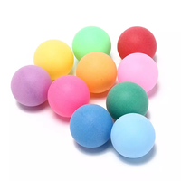 Balles de tennis de table multicolores brillantes sans couture, légères en plastique, pour jeu de loterie et décoration de fête