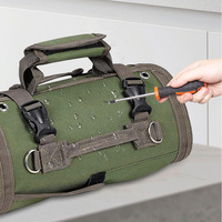 Sac de rangement pour outils d'électricien en coton moderne de type rouleau transfrontalier avec fonction de suspension de voiture à un niveau pour le salon de la maison