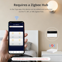 Interruptor Zemismart, Interruptor de Pared Horizontal con Nombre Personalizable, Botón de Presión, Productos para el Hogar Inteligente, Compatible con Tuya, Alexa, Google Home, SAA