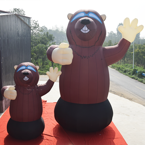 Custom <b>Inflatable</b> Arch & Groundhog <b>Advertising</b> Model for Outdoor Use-Waterproof Easy Setup - Product Image 1