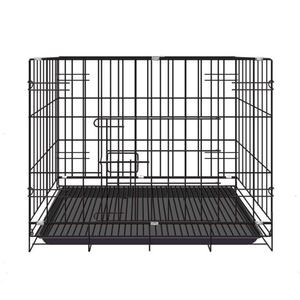 Cage pour chien, cage pour chat, chiens de grande, moyenne et petite taille, cage en fer épais, maison pour chien, villa pour chat, nid pour animaux de compagnie, cage pliable - Product Image 5