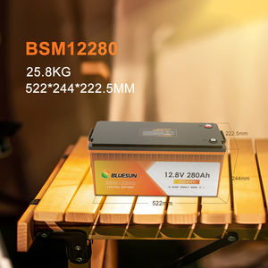 แบตเตอรี่ LiFePO4 12V 100AH bluesun ปิดระบบกริดแบตเตอรี่ลิเธียม6000รอบ - Product Image 3