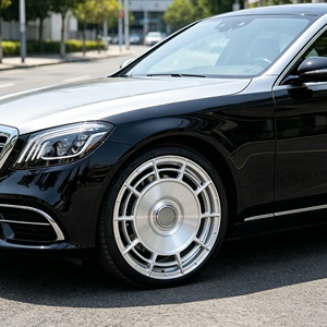 Jantes forgées Bku 5x112 pour Mercedes Benz W222 W223 S480 S580 <span class=keywords><strong>S600</strong></span> S680 <span class=keywords><strong>Maybach</strong></span> 20 21 22 pouces, jantes en alliage brossées personnalisées - Product Image 5