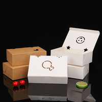 Caja de Embalaje de Cartón Kraft Biodegradable y Ecológica para Comida Rápida, Ensaladas, Papas Fritas, Hamburguesas y Pollo Frito, con Logotipo Personalizado