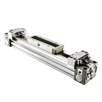 Cilindro mecánico sin vástago, MY1M, diámetro de 20 mm, carrera de 100-1000 mm, actuador lineal con guía de rodamiento deslizante incorporada