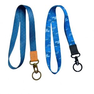 Lanières personnalisées promotionnelles de haute qualité en nylon avec impression par sublimation et transfert thermique, porte-clés - Product Image 1