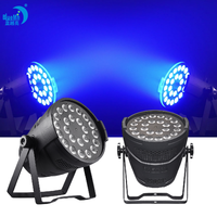 Luz LED PAR RGBW de Alta Calidad, 24 Piezas, 4 en 1, 220W, Carcasa de Aluminio, DMX512, para Iluminación de Escenarios, Bodas, Eventos y Banquetes